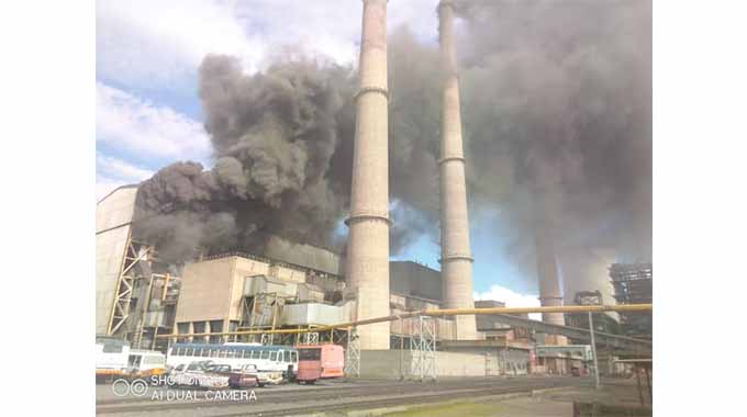 Hwange Power Station catches fire